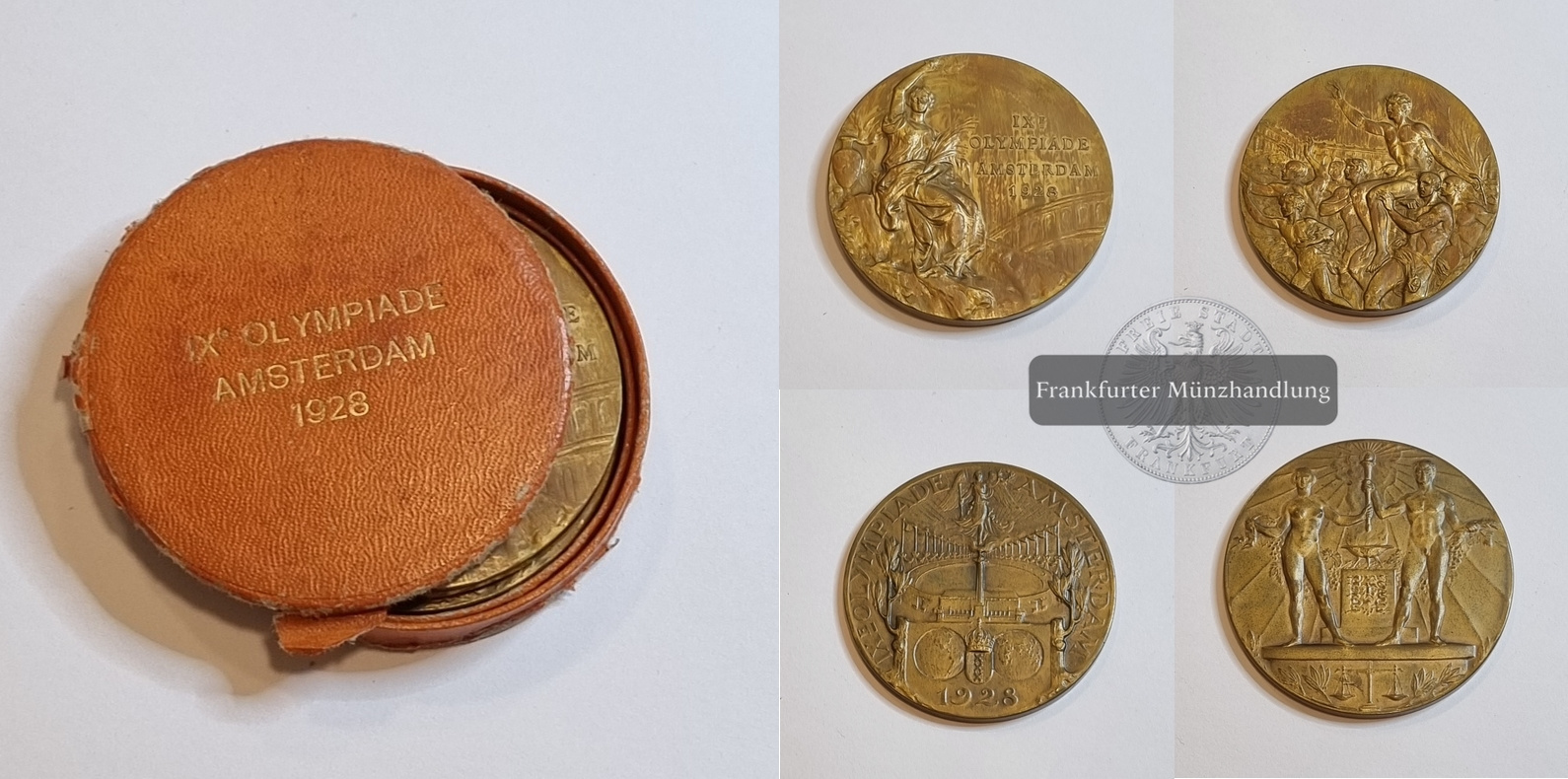  Niederlande Bronzemedaille XI Olympiade 1928 Amsterdam Olga Oelkers FM-Frankfurt   