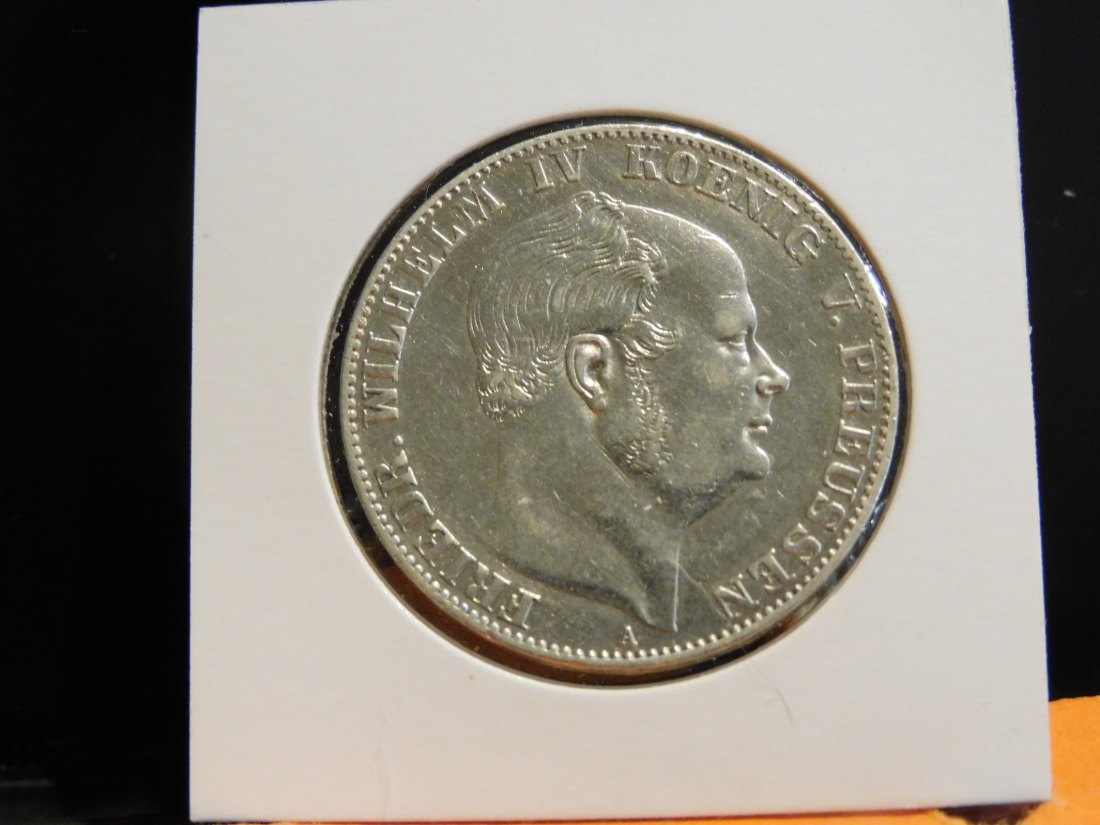  GERMANY 1 THALER 1860 PRUSSIA.GRADE-PLEASE SEE PHOTOS.   