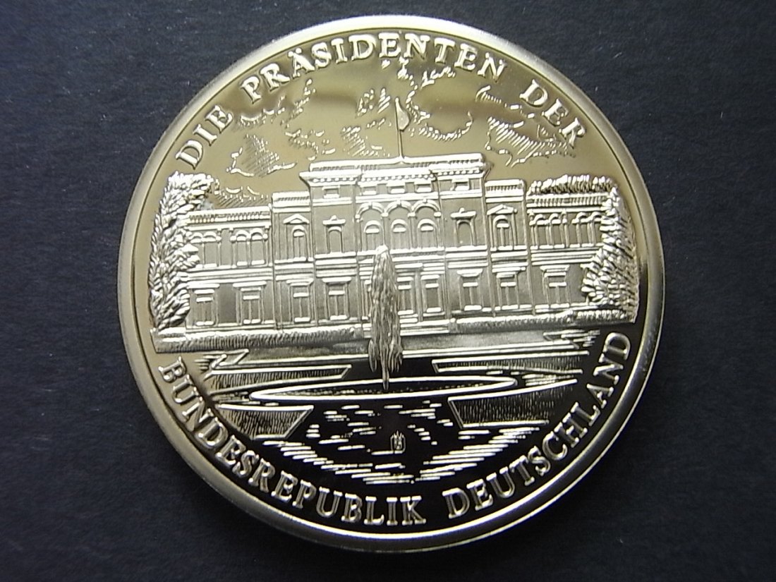  Medaille Bundespräsident Johannes Rau 40mm   