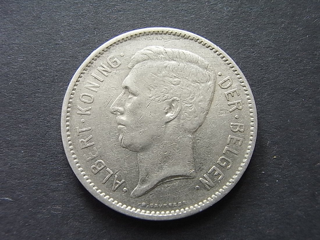  Belgien 5 Franc 1931 ss   