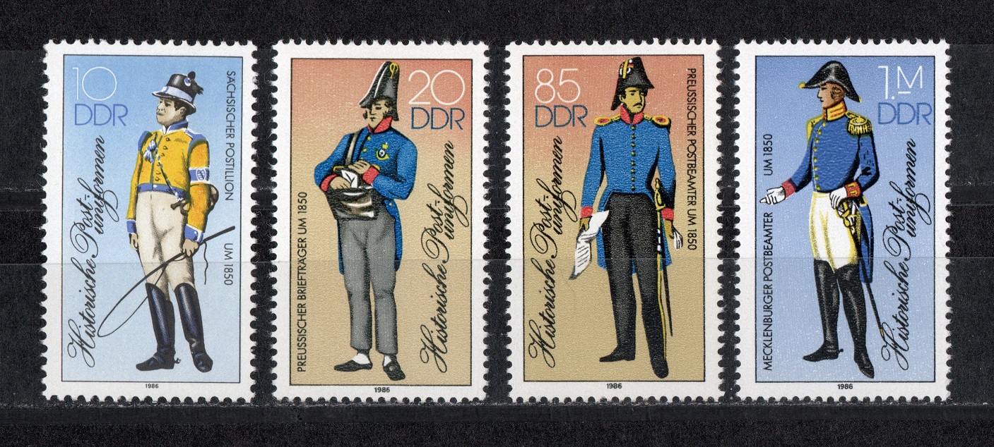  DDR 1986 Mi. 2997-3000 Kompl.-Satz **Postfrisch   