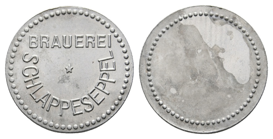  Bayern, Aschaffenburg, Brauerei Schlappeseppel, Menzel 761   