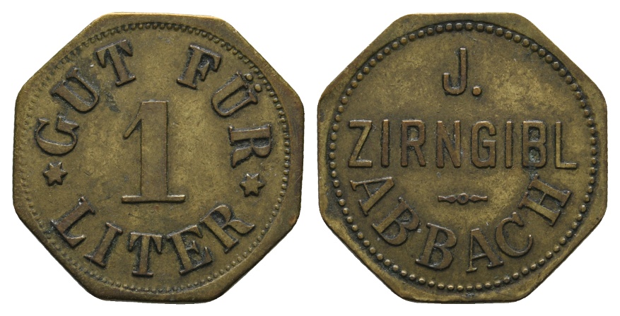  Bayern, Abbach, Brauerei Zirngibl, Menzel 115   