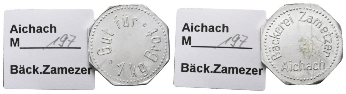  Bayern, Aichach, Bäckerei Zametzer, Menzel 197   