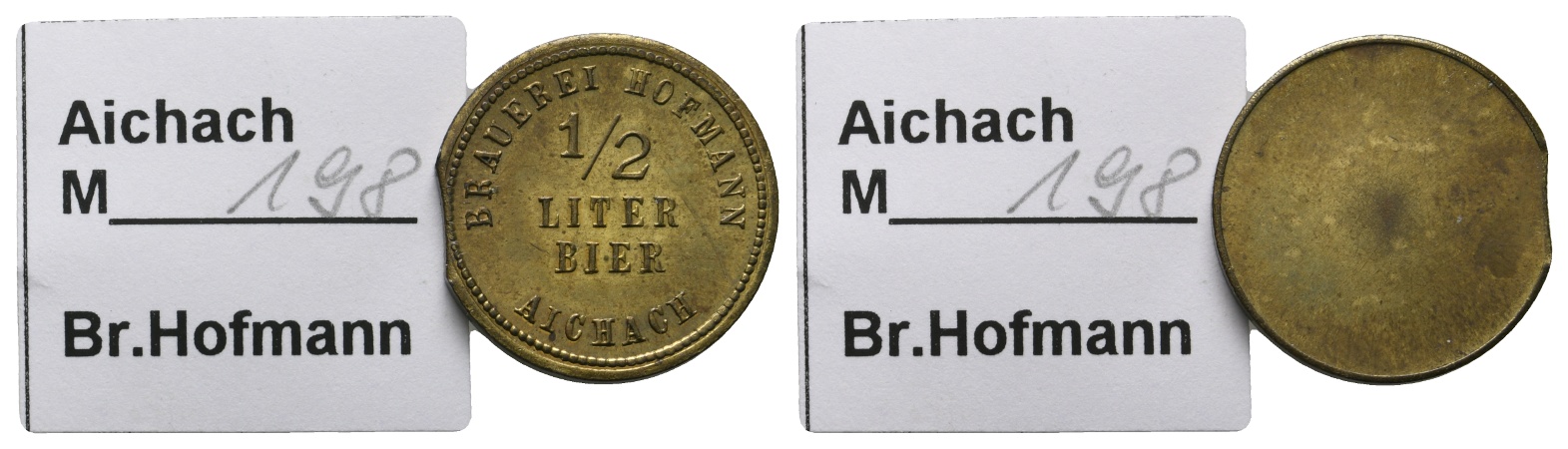  Bayern, Aichach, Brauerei Hofmann, Menzel 198   