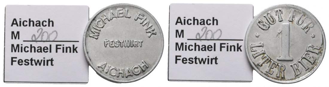  Bayern, Aichach, Michael Fink Festwirt, Menzel 200   
