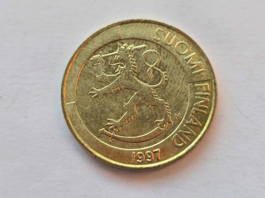  Finnland 1 Markka 1997 VZ   