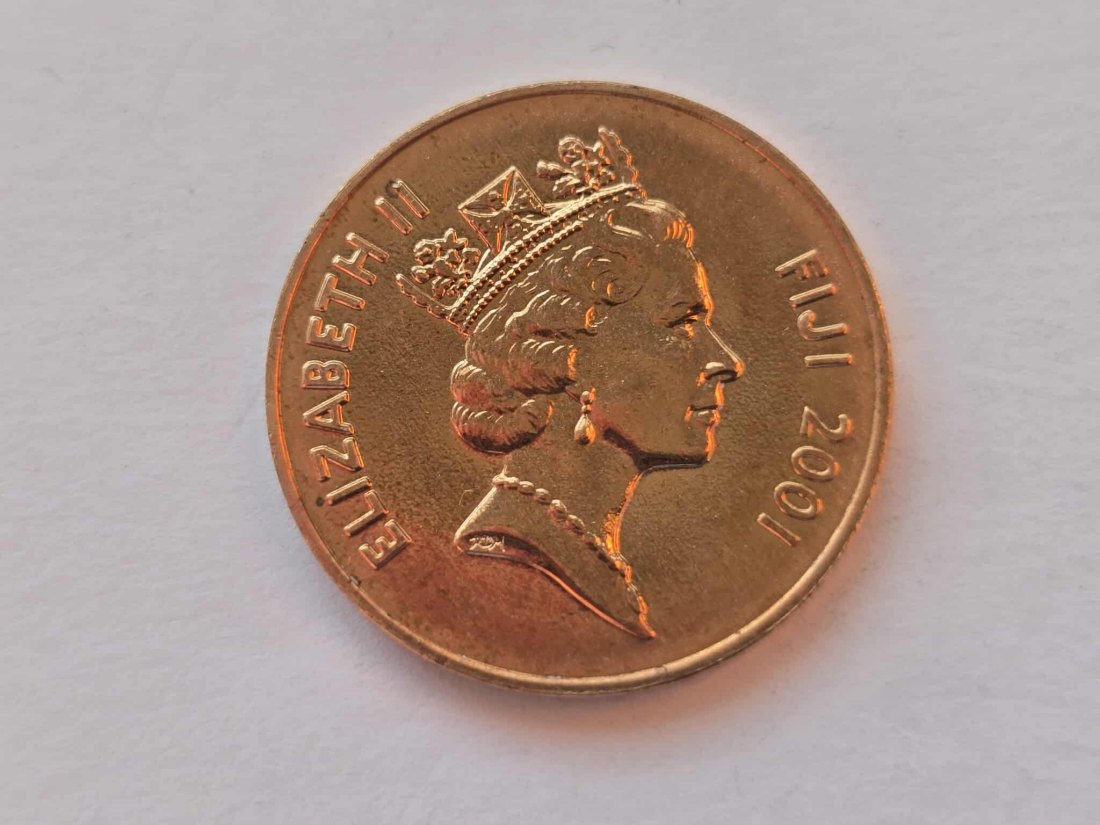 Fiji 2 Cent 2001 STG   