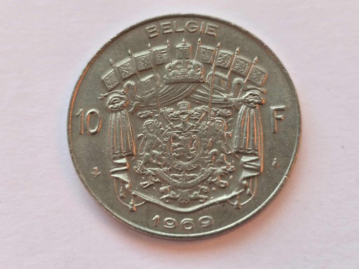  Belgien 10 Franc 1969 - Belgie - Umlauf   