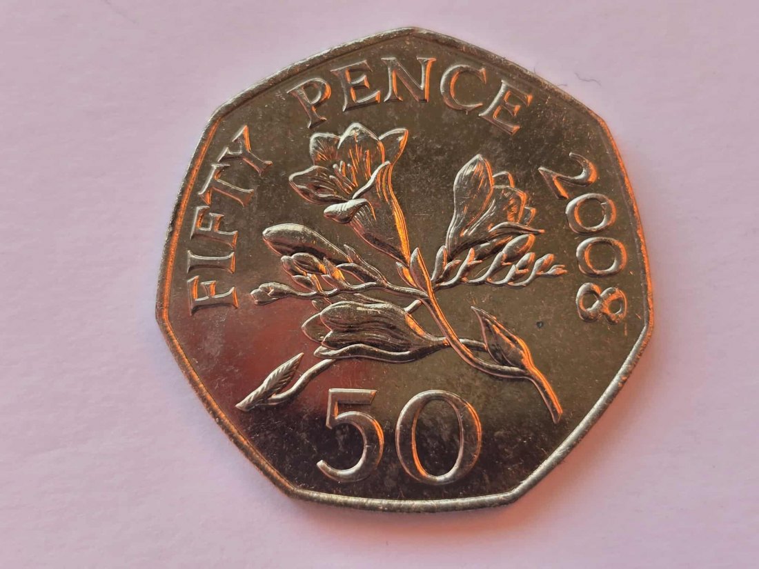  Guernsey 50 Pence 2008 STG   