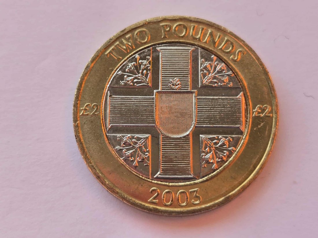  Guernsey 2 Pounds 2003 STG   