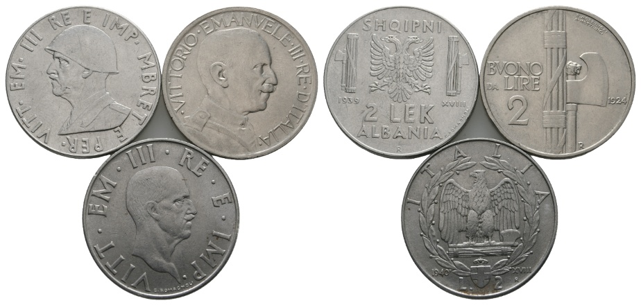  Ausland; Lot Kleinmünzen (3 Stück)   