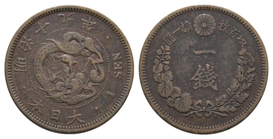  Ausland; Japan; 1 Sen   