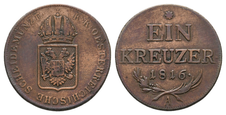  Ausland; Österreich; 1 Kreuzer 1816   