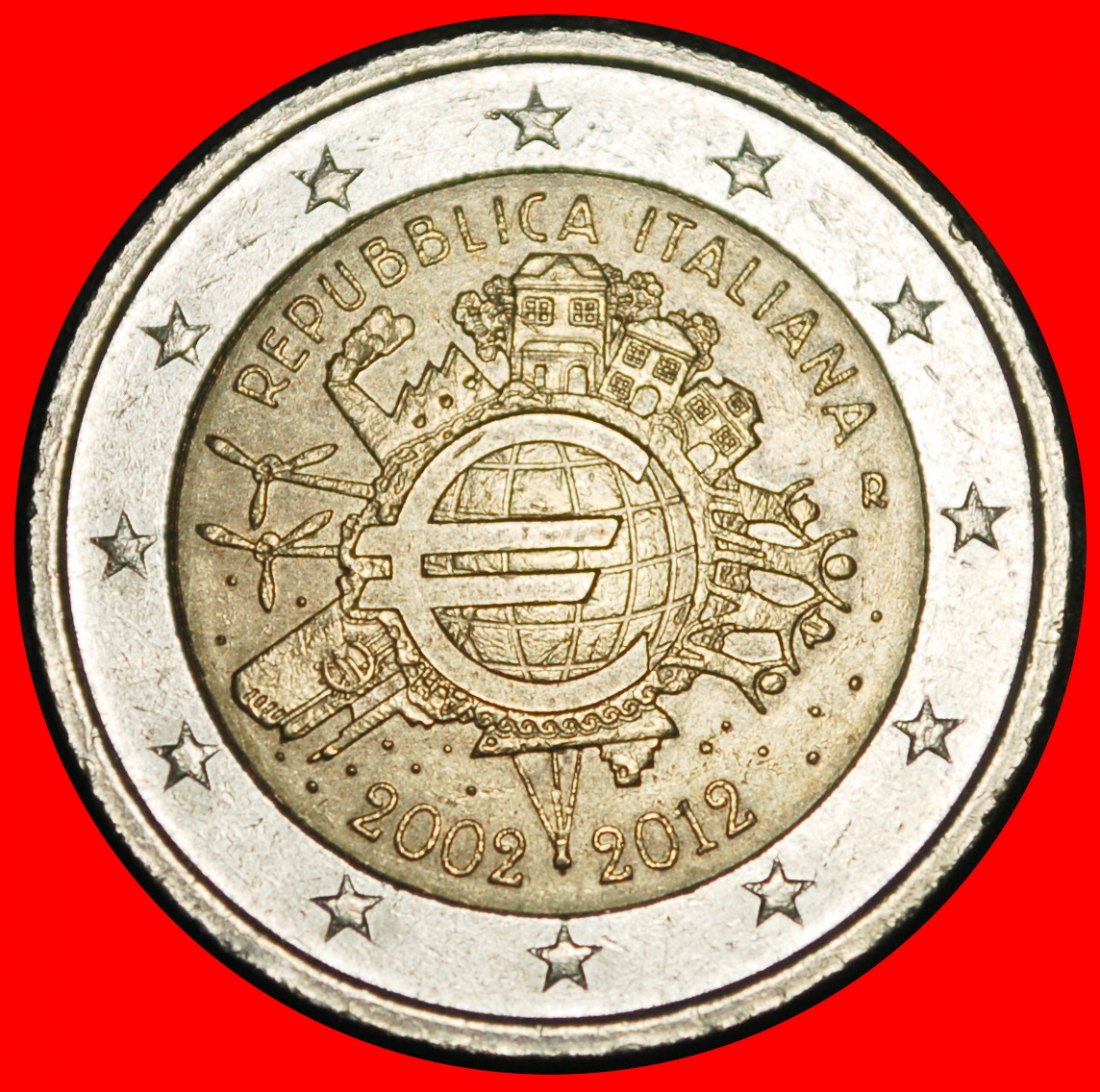  Ⰶ SHIP AUSTRIA: ITALY★2 EUROS 2002-2012 NON-PHALLIC TYPE 2008-2025 DIES I r1★LOW START ★ NO RESERVE!   