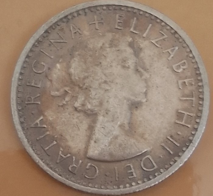  6 PENCE CIRCULATED COIN ..ELIZABETH..1964   