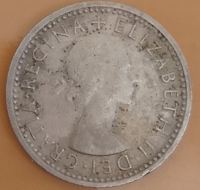  6 PENCE CIRCULATED COIN ..ELIZABETH..1962   