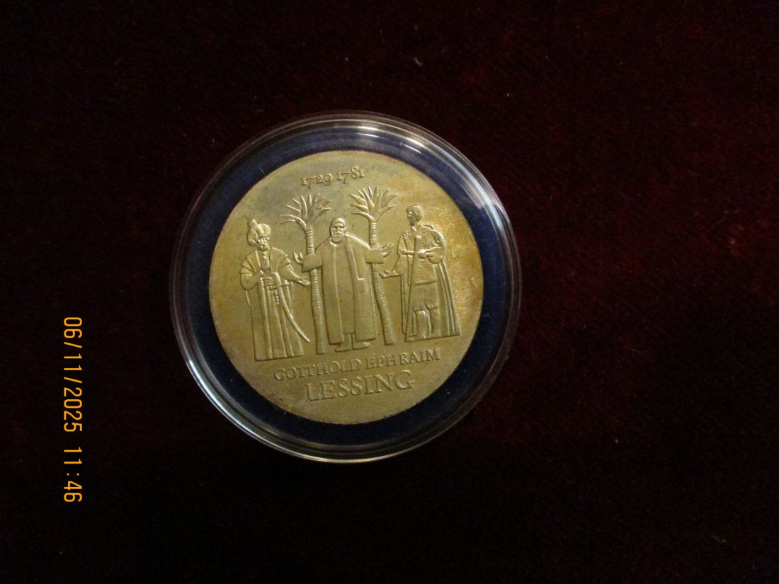  20 Mark DDR 1979 G.E. Lessing 500er Silber 20,9 Gramm   