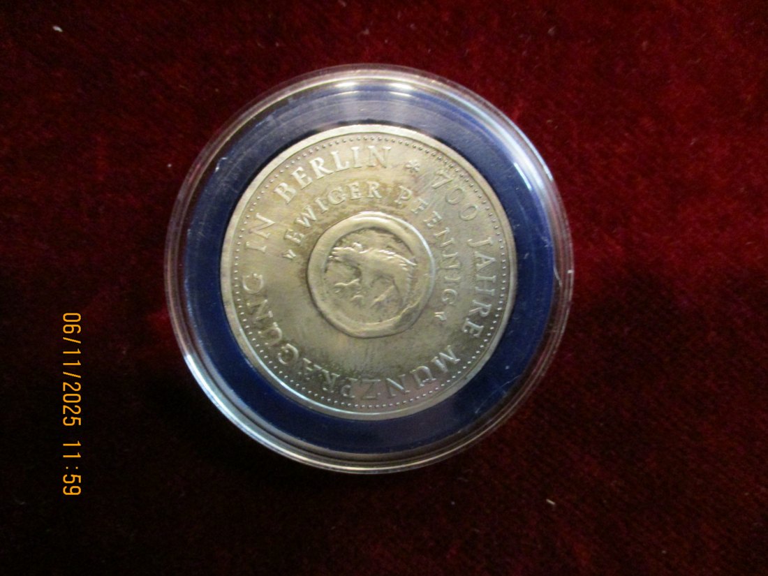  10 Mark DDR 1981 -700 Jahre Münzprägung in Berlin Metall: (K-N-Zk) 12 Gramm   