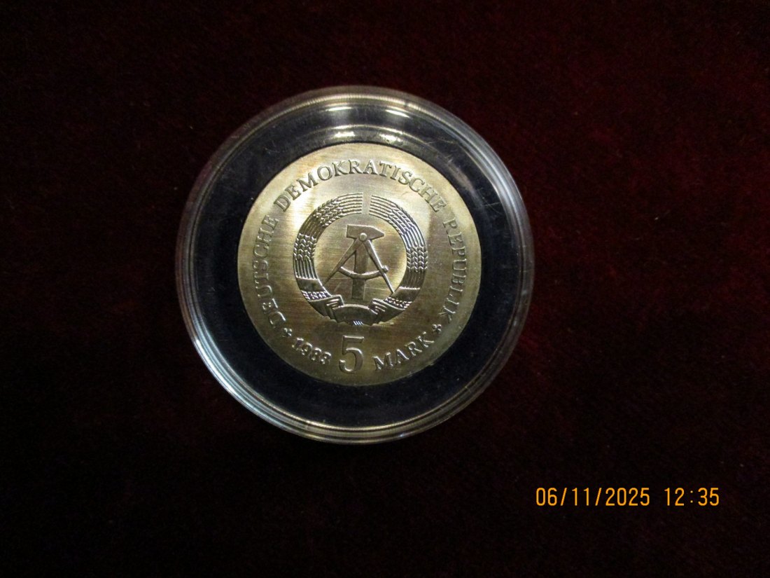  5 Mark DDR 1983 Max Planck Metall: (K-N-Zk) Gewicht: 12,2 Gramm   