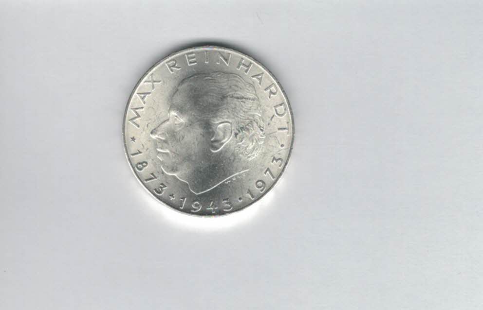  25 Schilling 1973 Max Reinhardt silber 10,4g fein Österreich Spittalgold9800 (04588/19)   
