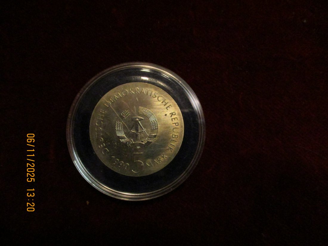  5 Mark DDR 1990 Kurt Tucholsky Metall: (K-N-Zk) Gewicht: 12,2 Gramm   