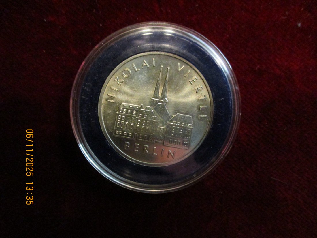  5 Mark DDR 1987 Nikolai Viertel Metall: (K-N-Zk) Gewicht: 9,6 Gramm   