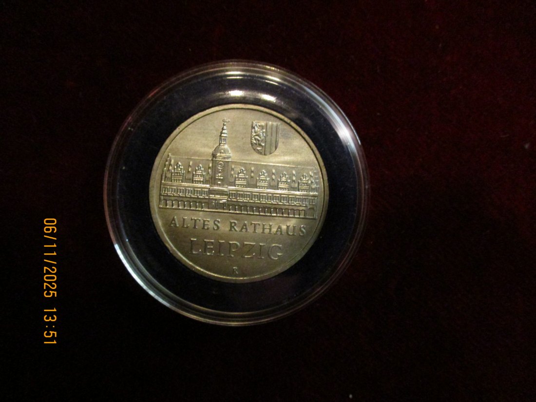  5 Mark DDR 1984 Altes Rathaus Leipzig Metall: (K-N-Zk) Gewicht: 9,6 Gramm   