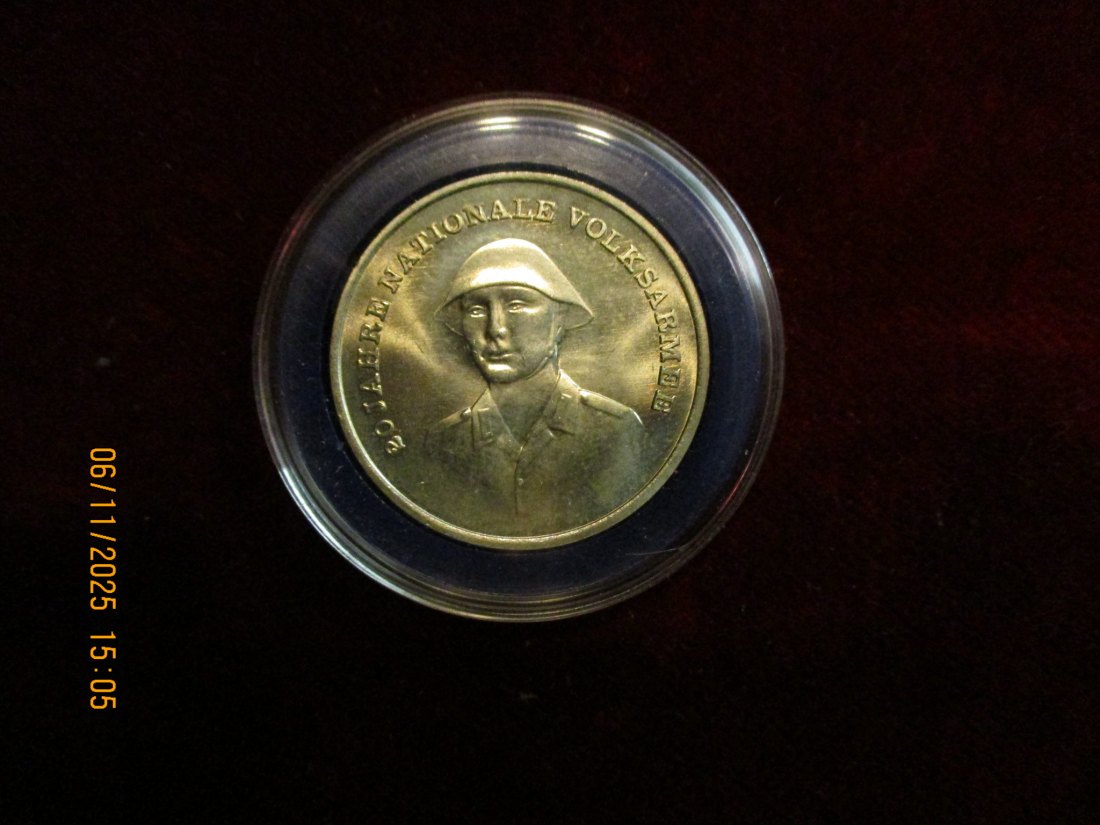  10 Mark DDR 1976 - 20 Jahre NVA Metall: (K-N-Zk) Gewicht: 12 Gramm   