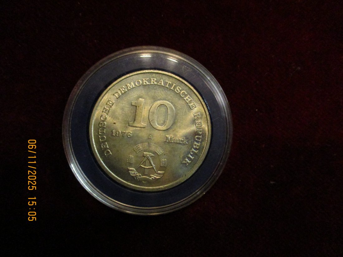  10 Mark DDR 1976 - 20 Jahre NVA Metall: (K-N-Zk) Gewicht: 12 Gramm   