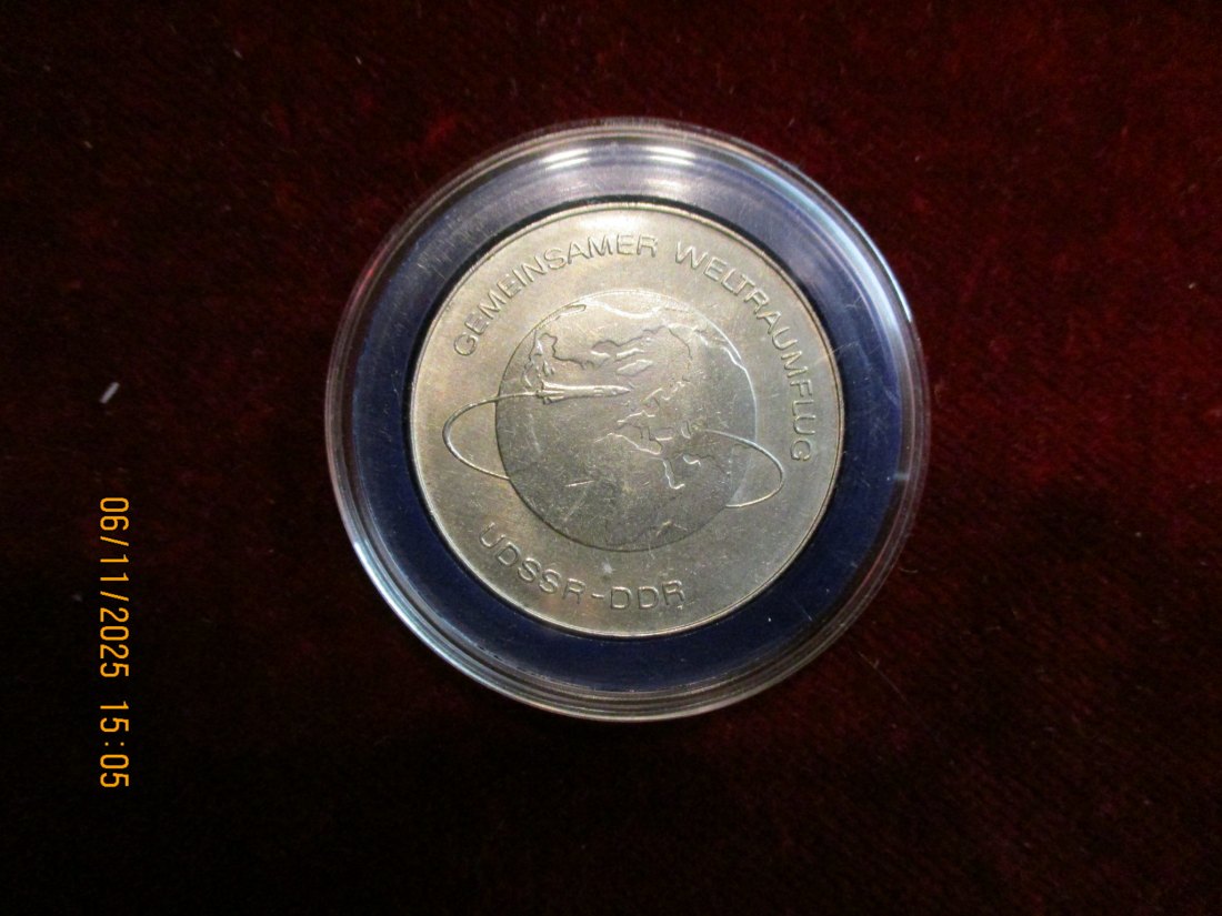  10 Mark DDR 1976 Weltraumflug Metall: (K-N-Zk) Gewicht: 12 Gramm   