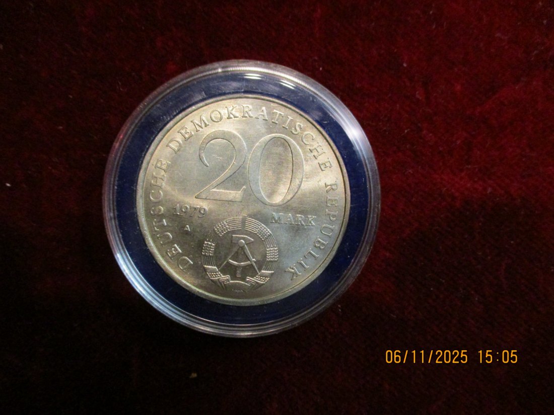  10 Mark DDR 1979 - 30 Jahre DDR Metall: (K-N-Zk) Gewicht: 12 Gramm   