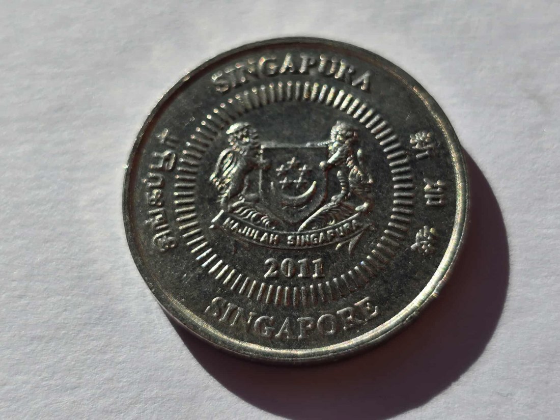  Singapur 50 Cents 2011 VZ   