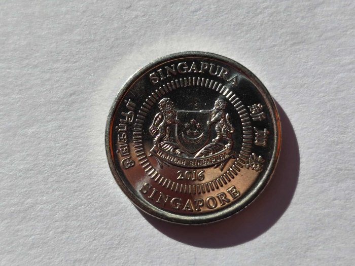  Singapur 10 Cents 2016 STG   