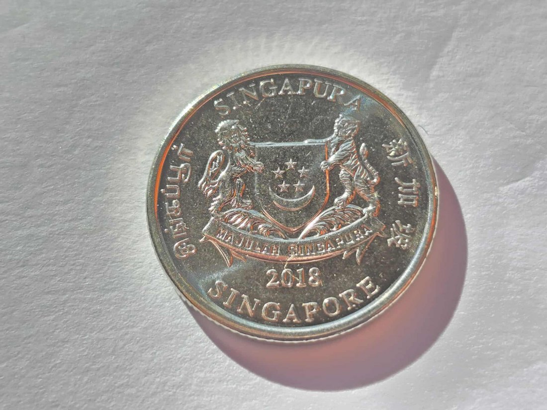  Singapur 20 Cents 2018 STG   