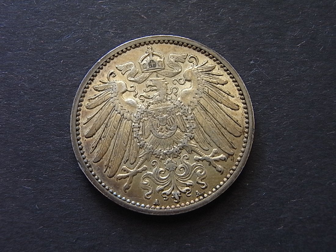  Deutsches Reich 1 Mark 1911 A vzgl Silber   