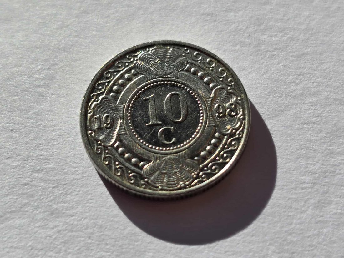  Nied. Antillen 10 Cent 1998 VZ   