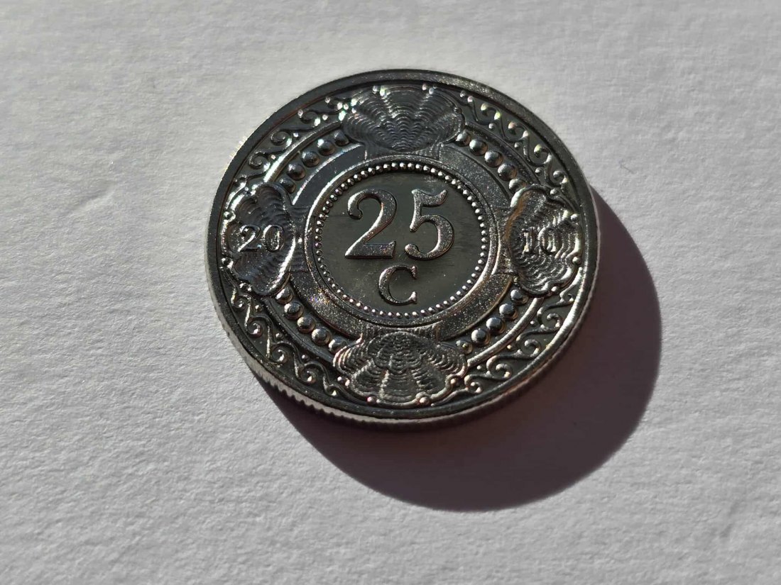  Nied. Antillen 25 Cent 2010 STG   