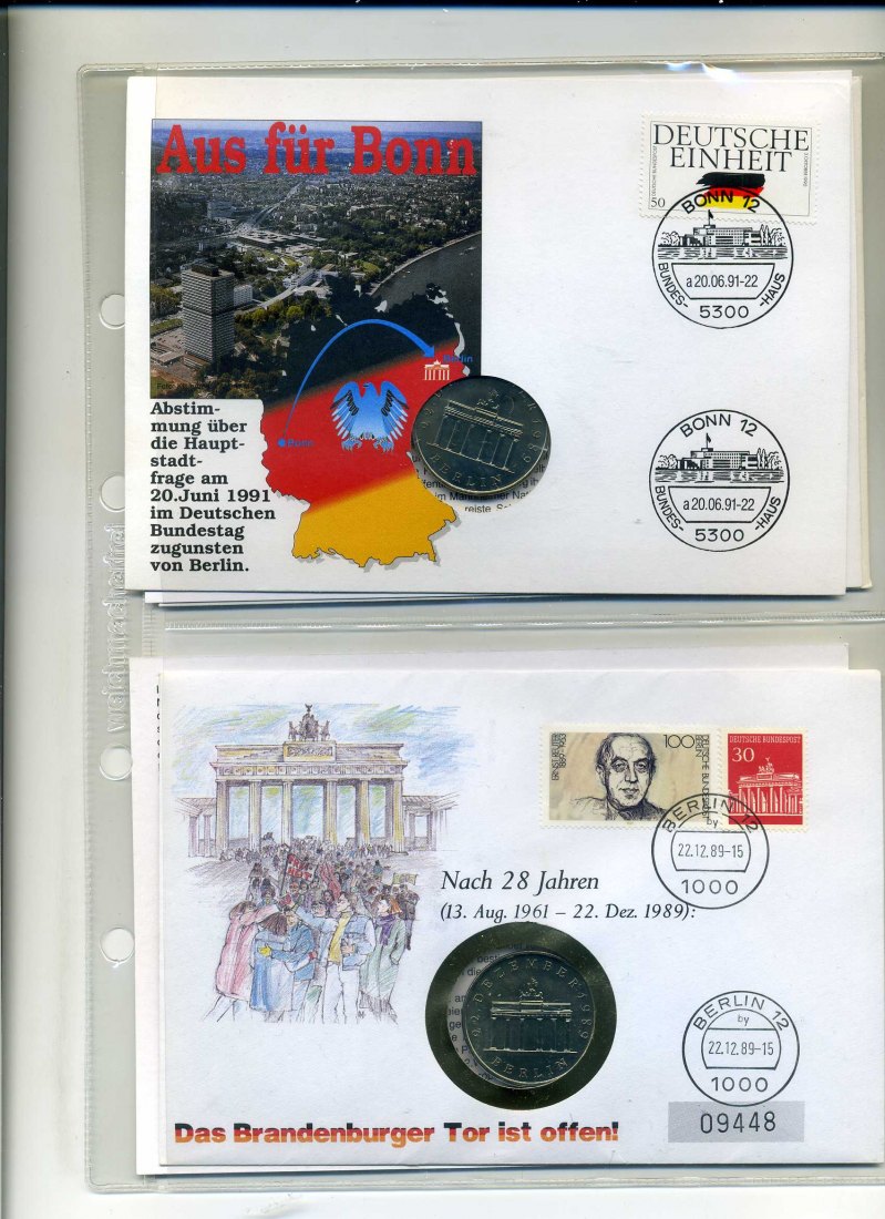  Numisbriefalbum mit 19 tollen DDR Numisbriefen alles Tipp Topp   