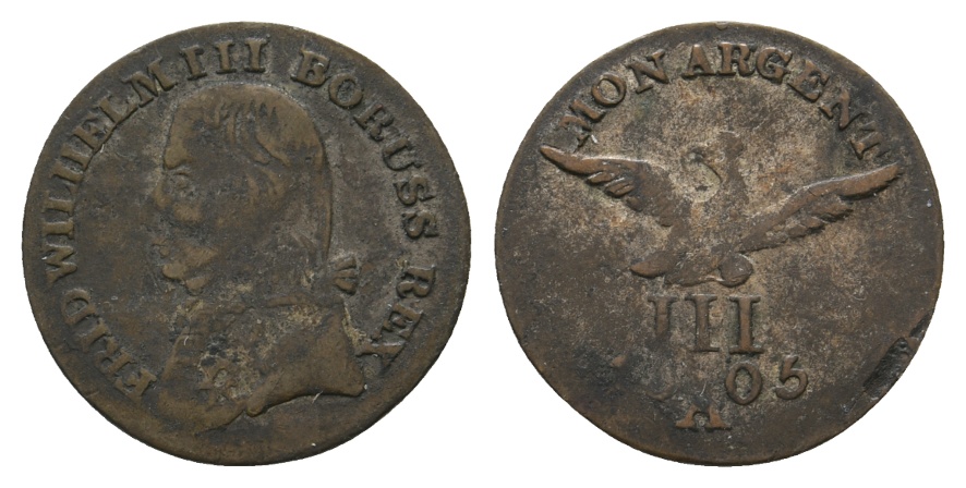  Altdeutschland; Kleinmünze 1?03   