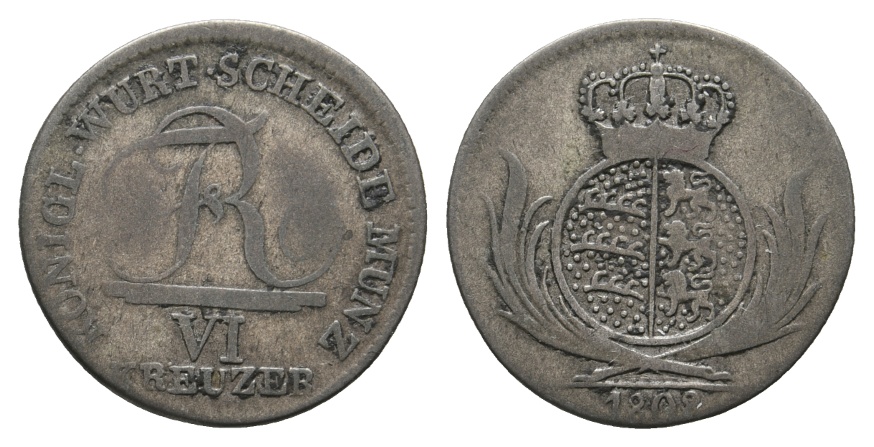  Altdeutschland; Kleinmünze 1809   