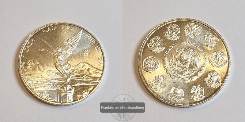  Mexiko Libertad 2010 FM-Frankfurt Feinsilber: 31,1g   