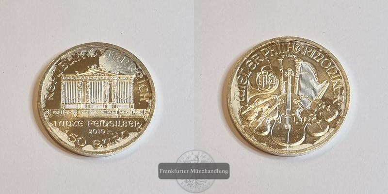  Österreich 1,50 Euro Wiener Philharmoniker 2010 FM-Frankfurt KM#3159 Feinsilber: 31g   