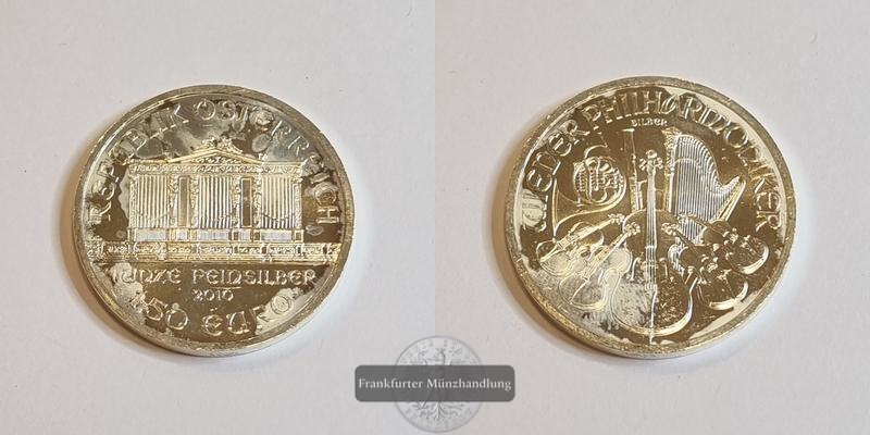  Österreich 1,50 Euro Wiener Philharmoniker 2010 FM-Frankfurt KM#3159 Feinsilber: 31g   