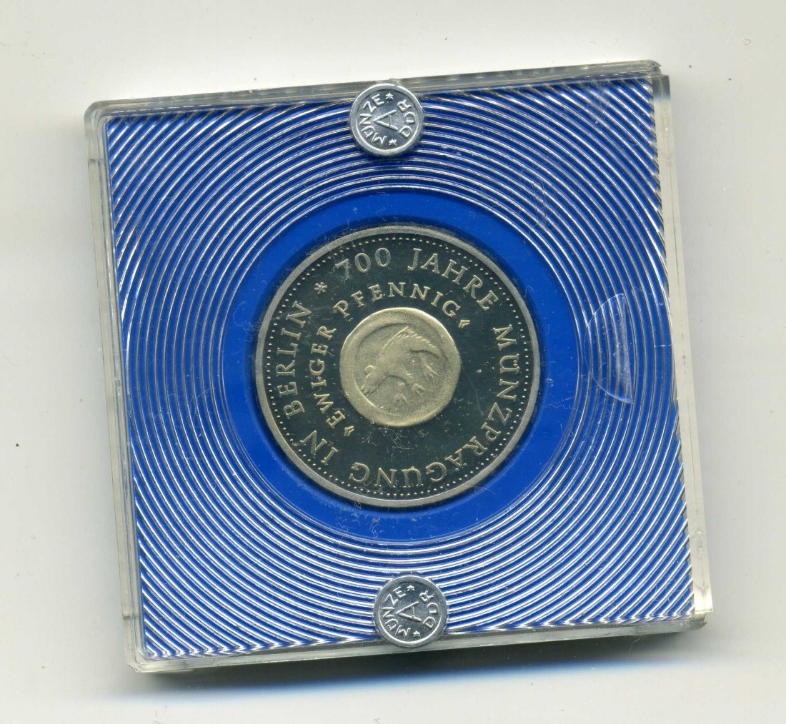 10 Mark 1981 700 Jahre Münzprägung Berlin PP in Original Schachtel mit Plombe   