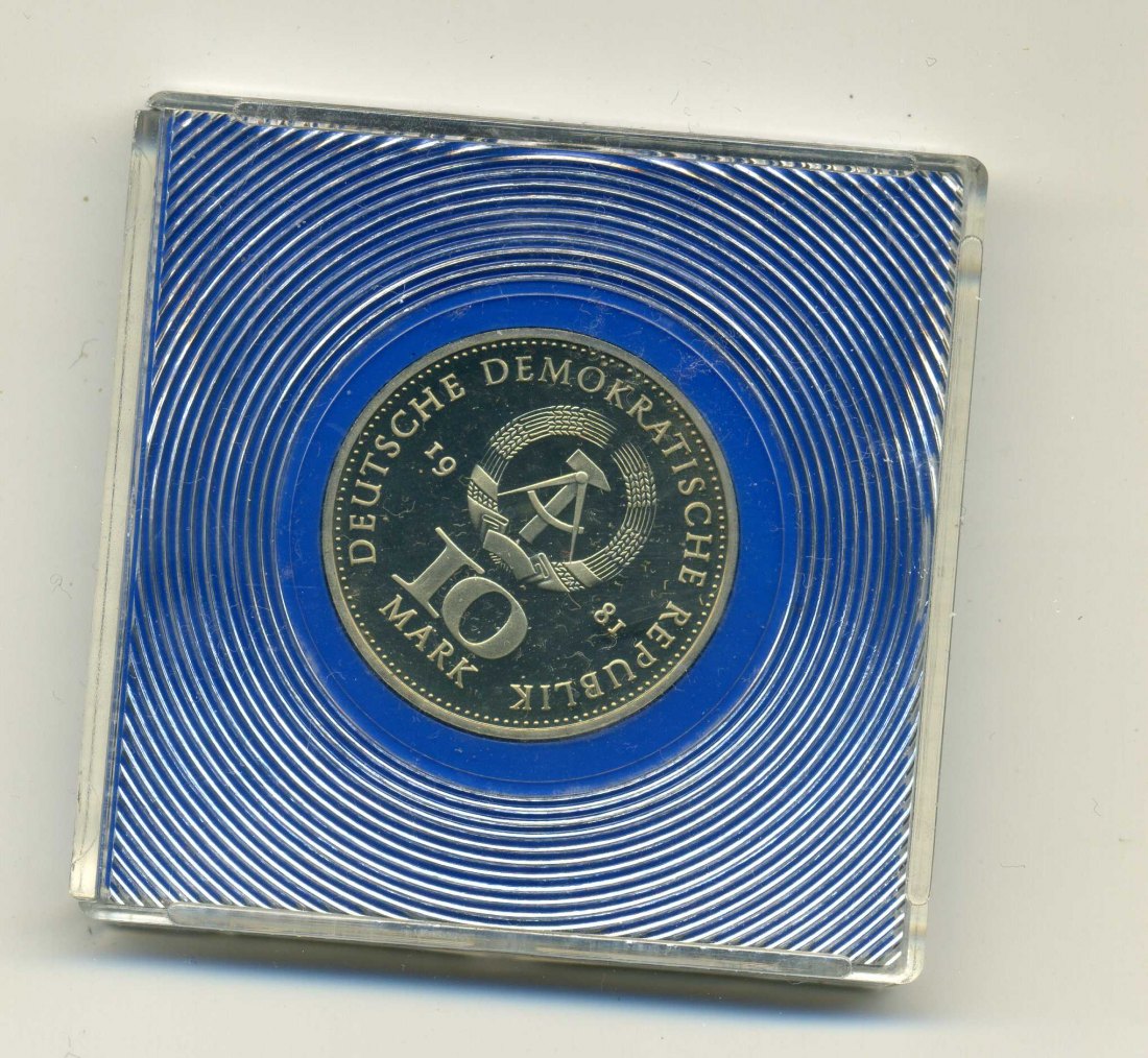  10 Mark 1981 700 Jahre Münzprägung Berlin PP in Original Schachtel mit Plombe   