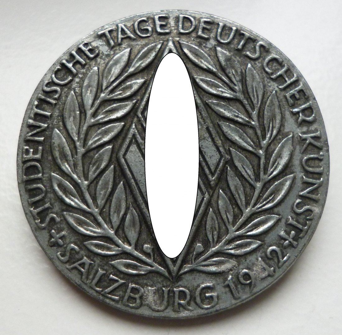 Deutsches Reich broschierte Medaille 1942 Salzburg Tage Dt. Kunst