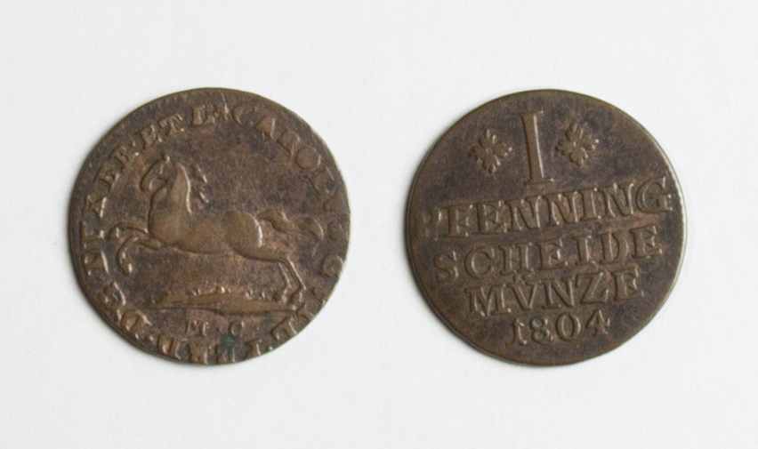  Braunschweig-Wolfenbüttel Pfennig 1804 MC Karl Wilhelm Ferdinand 1780-1806 ss-vz   