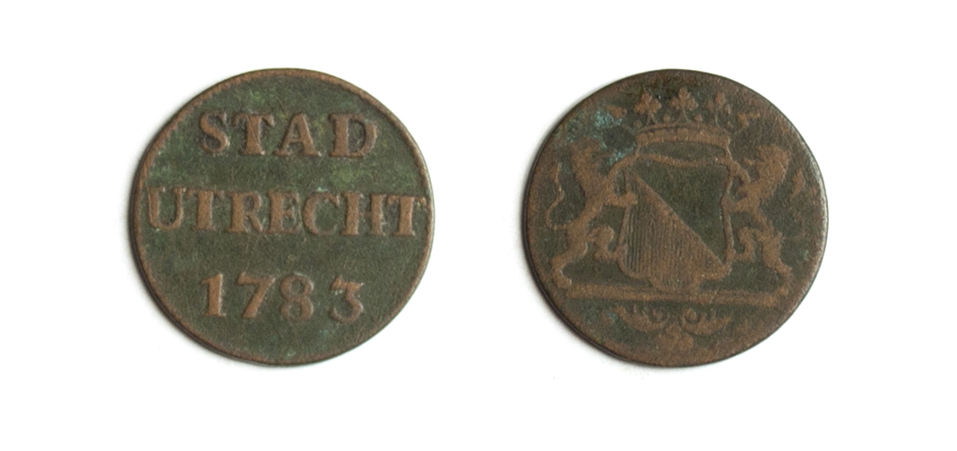  Niederlande Utrecht Cu Duit 1783 ss   
