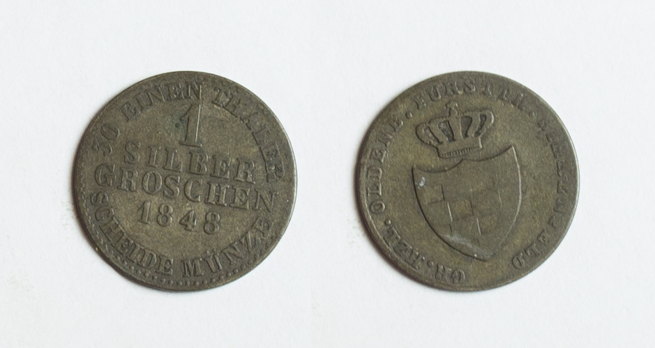  Oldenburg Silbergroschen 1848 Paul Friedrich August 1829-1853 s-ss   